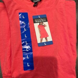 FINAL MARKDOWN!! NWT PINK Nicole Miller Tiered Dress, Size L